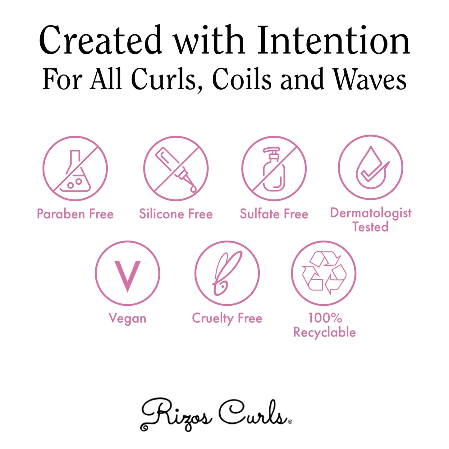 Rizos Curls Refresh & Detangle Spray Detangling & Curl Leave-In with Coconut Oil Nourishes, Hydrates & Controls Frizz for Every Curl Pattern Adds Shine, Hair Types Vegan & Cruelty-Free