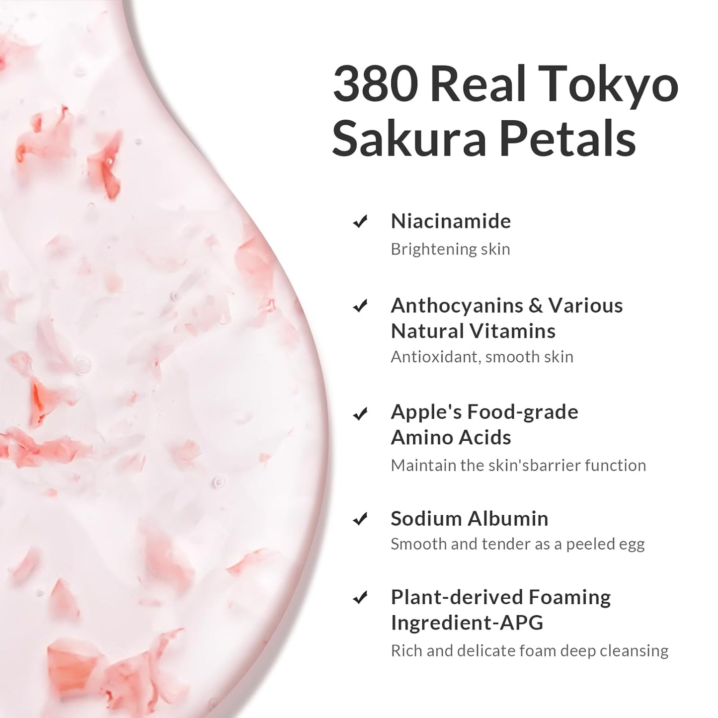 Rose Oil Anti-Aging Body Wash with Real Petals | Deep Moisturizing Shower Gel for Dry Skin, 16.9 fl oz