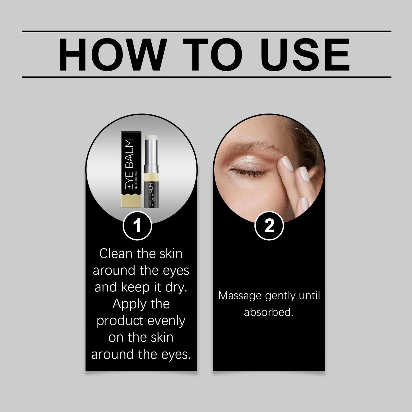 CUMABALM For Eye Bags, Under Eye Balm Stick for Under Eyes Bags, Turmeric Serum Cream Stick, Deep Moisturizing Hydrating (2)