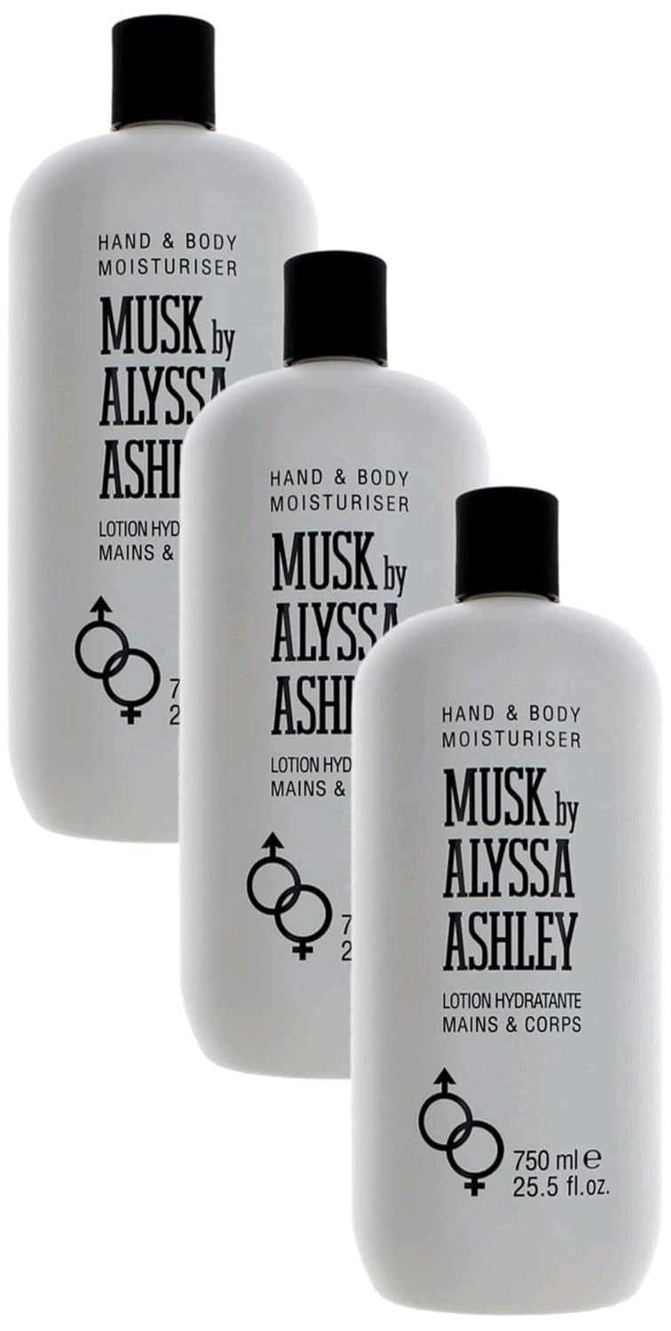 Musk Hand & Body Lotion for Dry Skin - Hydrating Cream for Men & Women - 16.9 oz