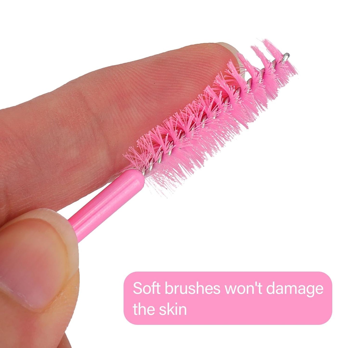 Disposable Mascara Wands - 1000 Colorful Eyelash Brushes & Spoolies for Extensions