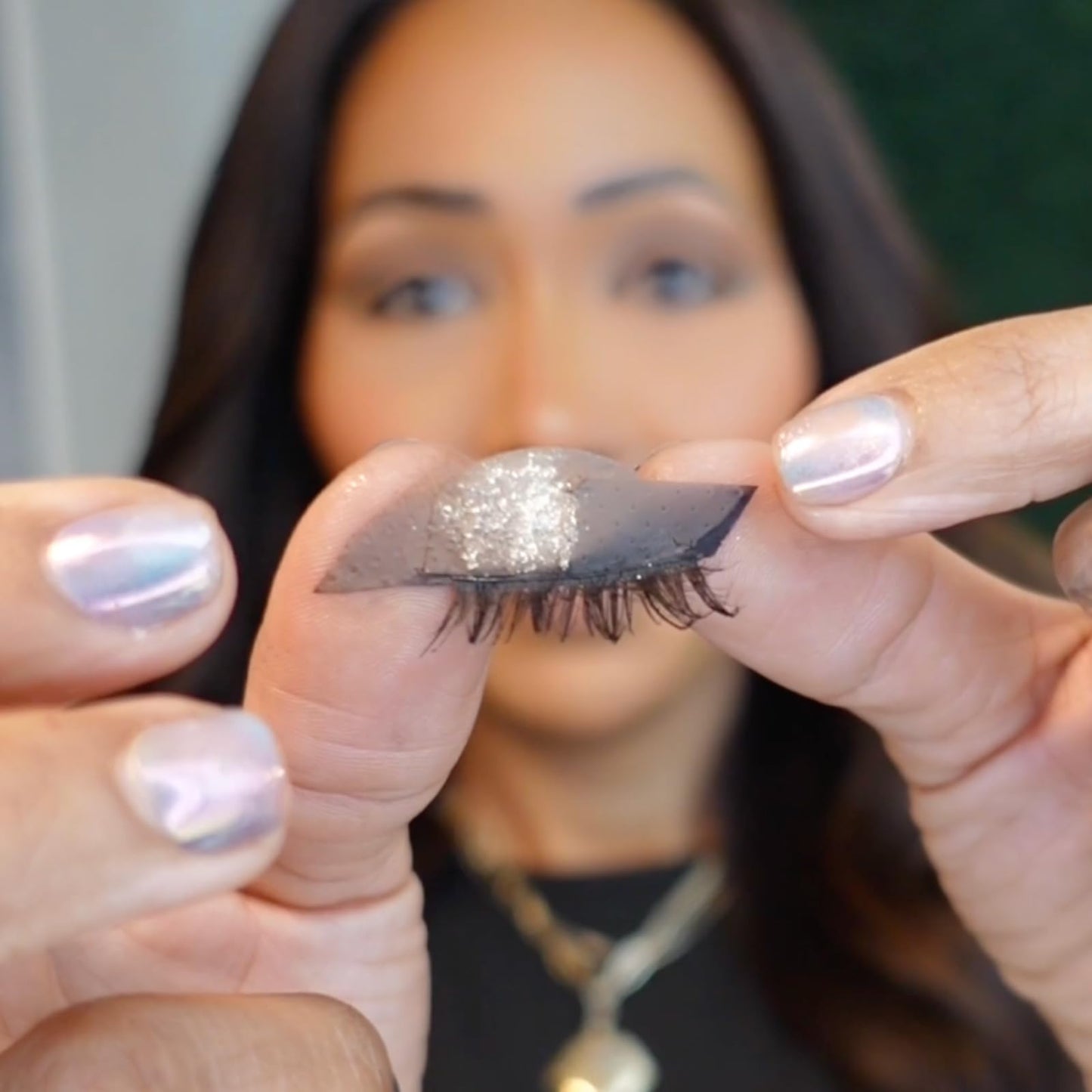 Lazy Eye Shadow Eyelash Patch, Eyeshadow Eyelashes Makeup Stickers, 2-in-1 Reusable Eyeshadow & Eyelash Makeup Stickers, Colorful Eyeshadow and Lash Sticker for All Eye Shapes (Orange)