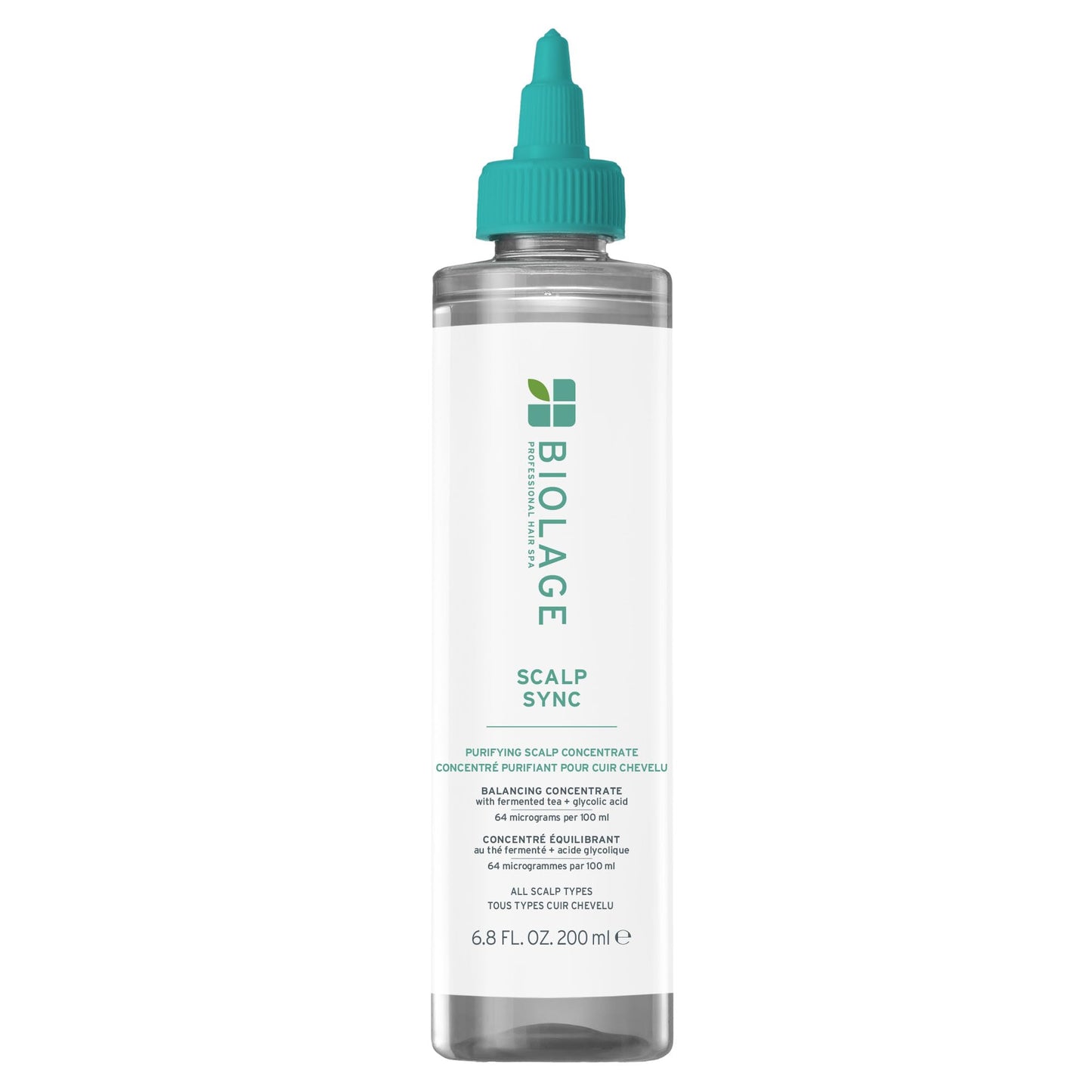 Biolage Scalp Sync Purifying Concentrate - Exfoliating & Clarifying Scalp Treatment, Refreshing & Reinvigorating, Fermented Tea Blend & Glycolic Acid