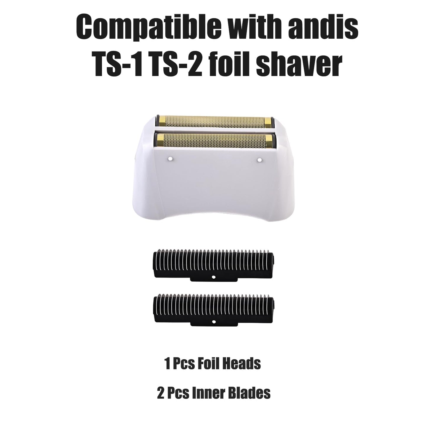 Replacement Foil for Andis Pro Foil Shaver TS-1 TS-2 - Hypoallergenic Gold Foil, 1 Pack
