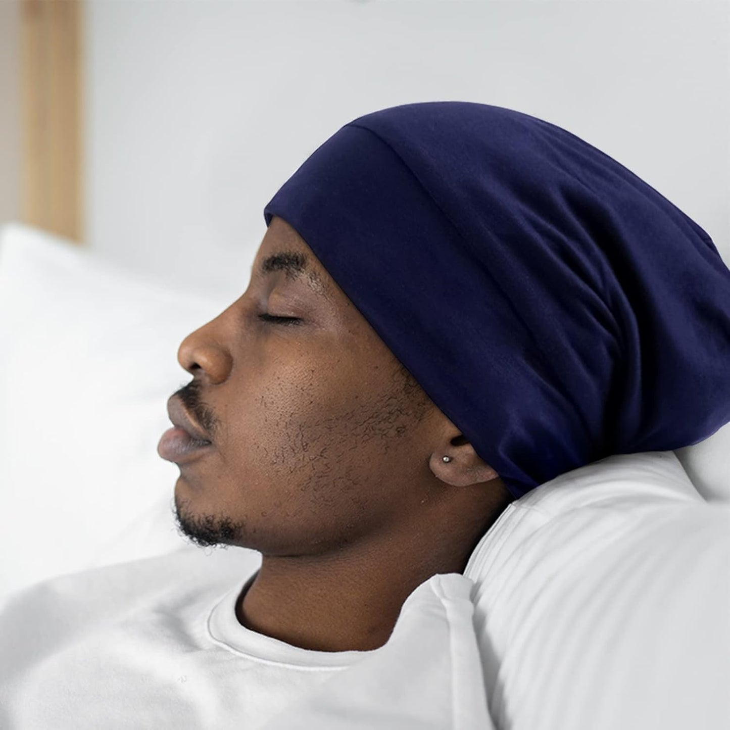 100% Silk Dreadlock Cap & Bonnet for Sleeping - Extra Large Hair Cover for Men & Women