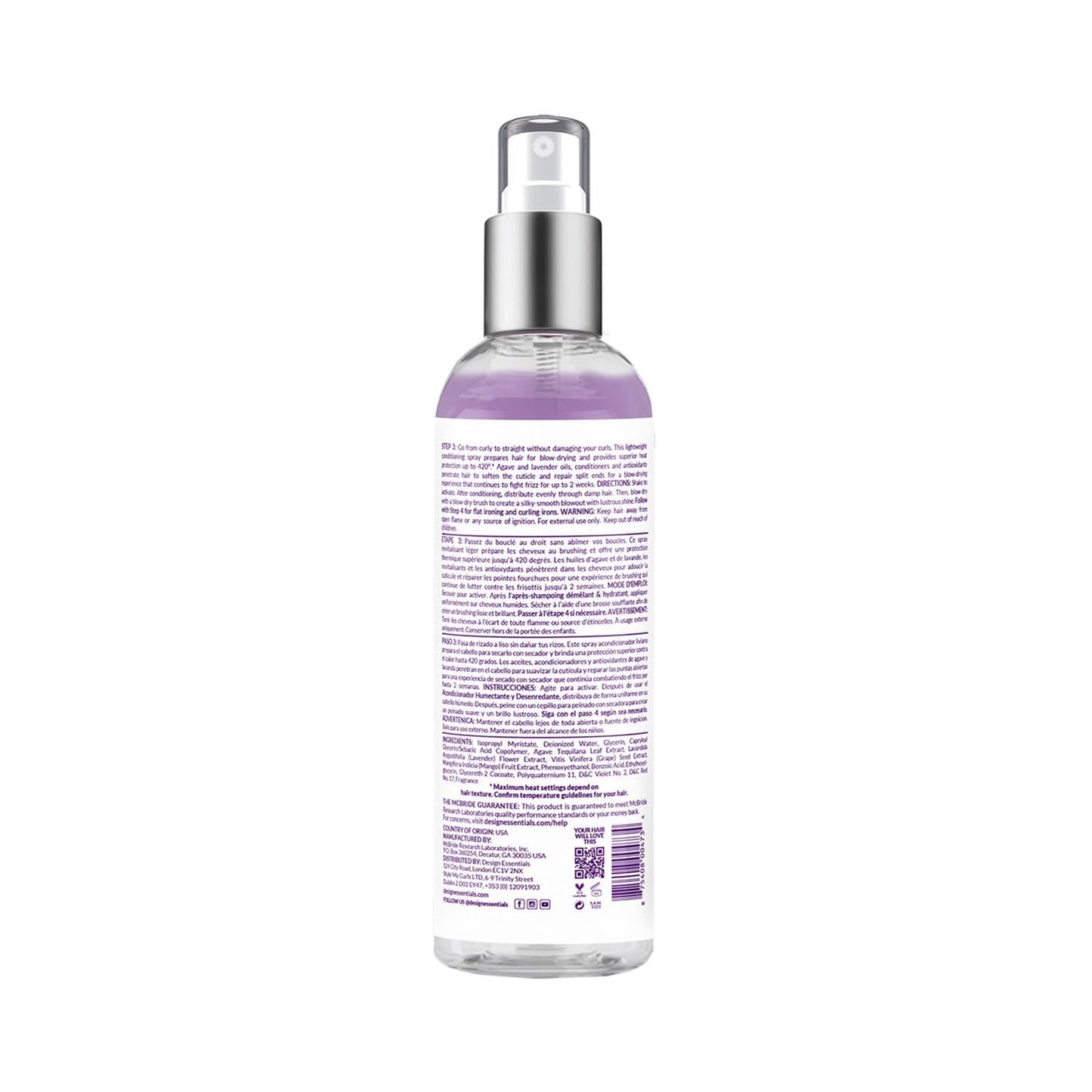 Agave & Lavender Moisturizing Blow-Dry Primer - 8 oz | Design Essentials