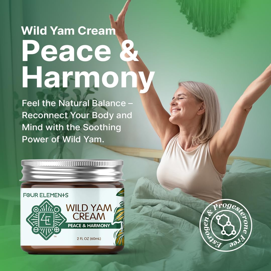 Wild Yam Cream for Peace & Harmony | Natural Skin Soothing Moisturizer