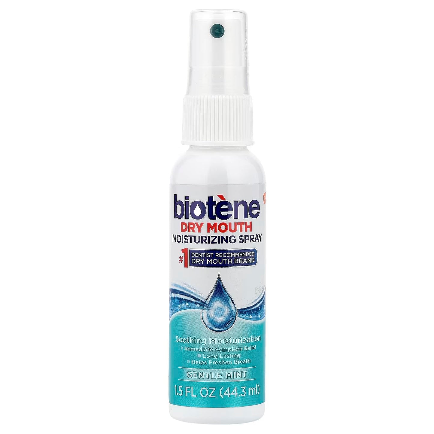 Biotene Dry Mouth Moisturizing Spray Gentle Mint 1.5 Oz (pack of 10)