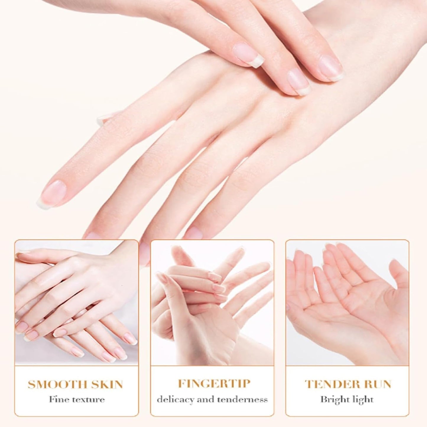 Collagen Hand Cream - 10 Times Collagen Content, Replenishes Skin Collagen, Moisturizes Hands, Reduce Fine Lines - 1.06 Oz (1)