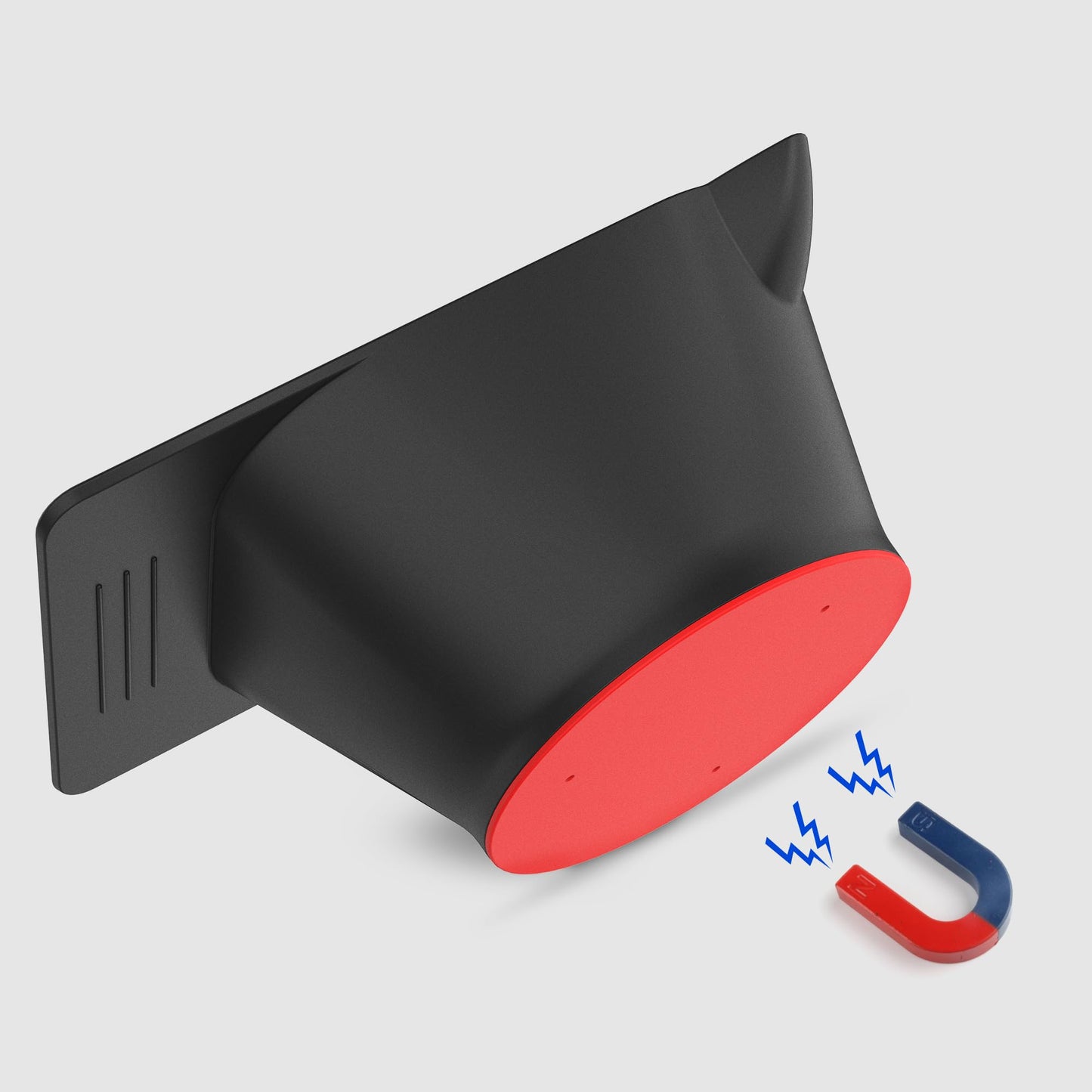 TASALON 2 Piece Magnetic Plastic Hair Dye Mixing Bowls Set, Beauty Salon and Barber Styling Bowls for Hairstylists, Black