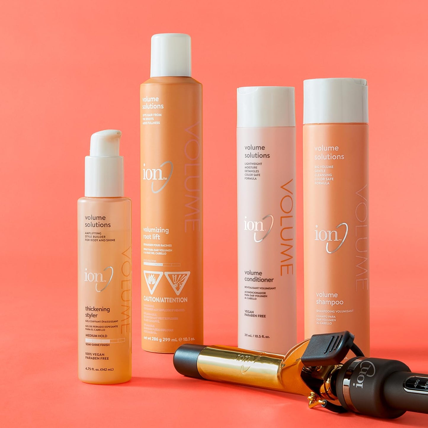 ion Thickening Styler, Vegan, Light Hold, Flexible Control, Adds Volume