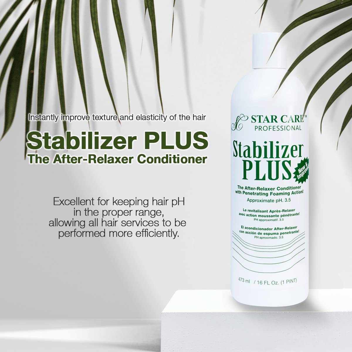 STAR CARE Stabilizer Plus The After-Relaxer Conditioner With Penetrating Foaming Action Approximate pH. 3.5 (4 Fl Oz (Pack of 1))