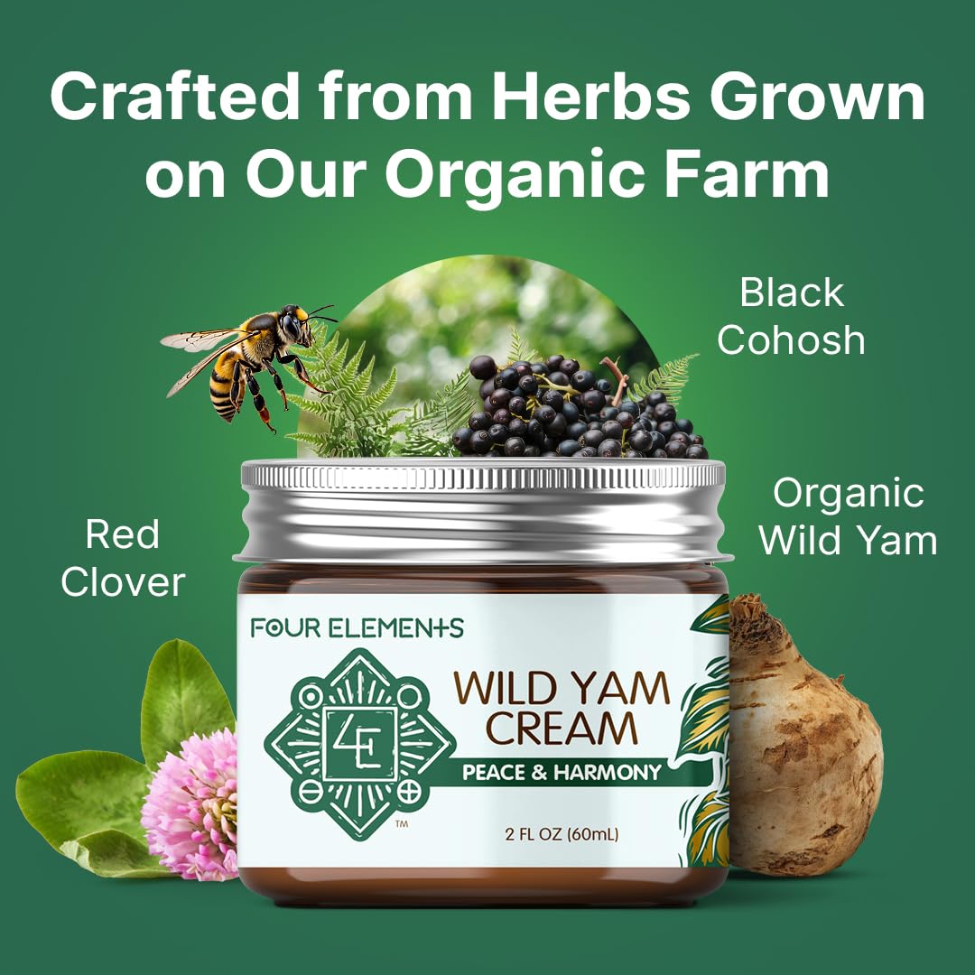 Wild Yam Cream for Peace & Harmony | Natural Skin Soothing Moisturizer