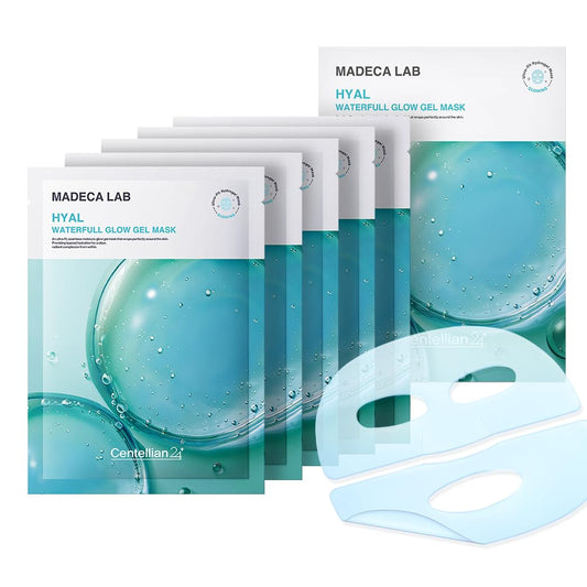 Madeca Mask 24 Pack - Wrinkle Revitalizing Face Sheet Masks with Centella Asiatica & Niacinamide for Skin Elasticity & Instant Lift