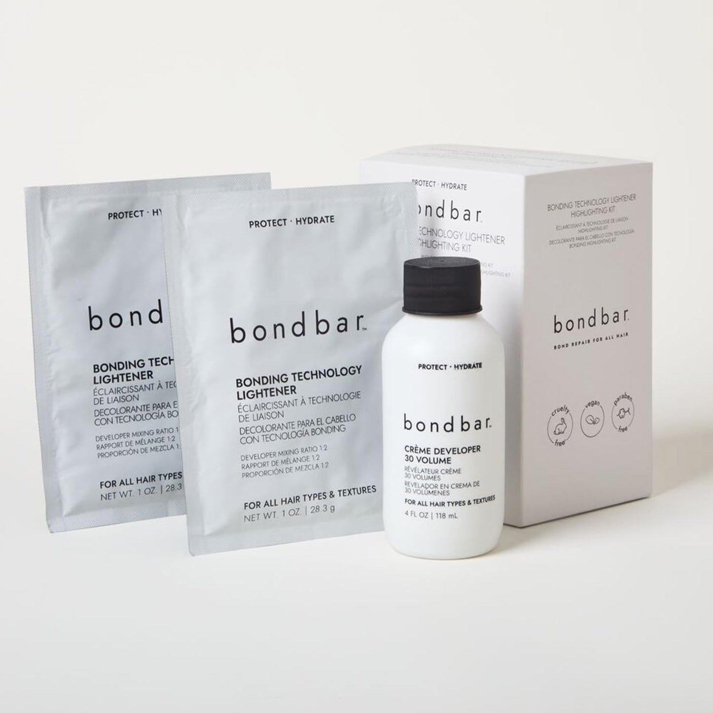 Bondbar Bonding Technology Lightener Highlighting Kit