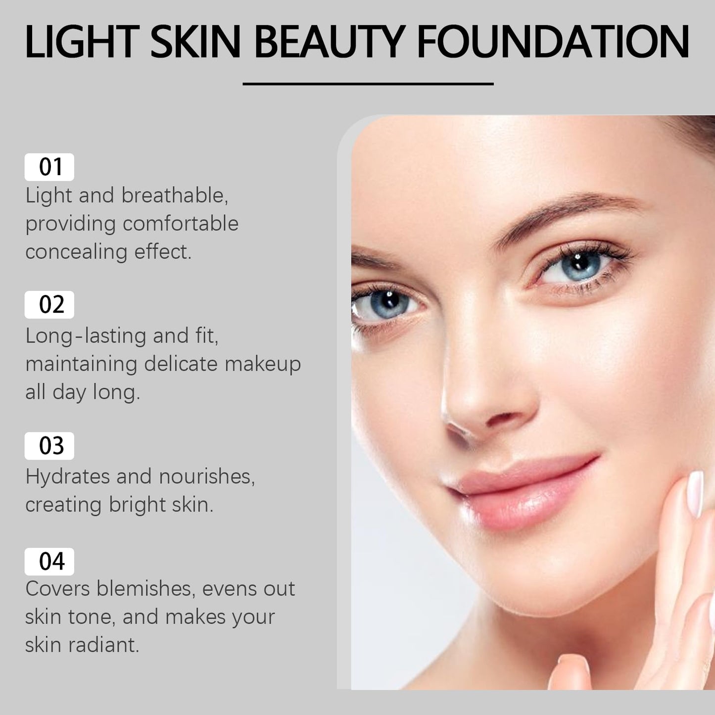 EELHOE Under Eye Concealer, EELHOE Under Eye Concealer For Dark Circles, Neutraln Under Eye Brightener Instantly Waterproof And Sweatproof (Ivory)