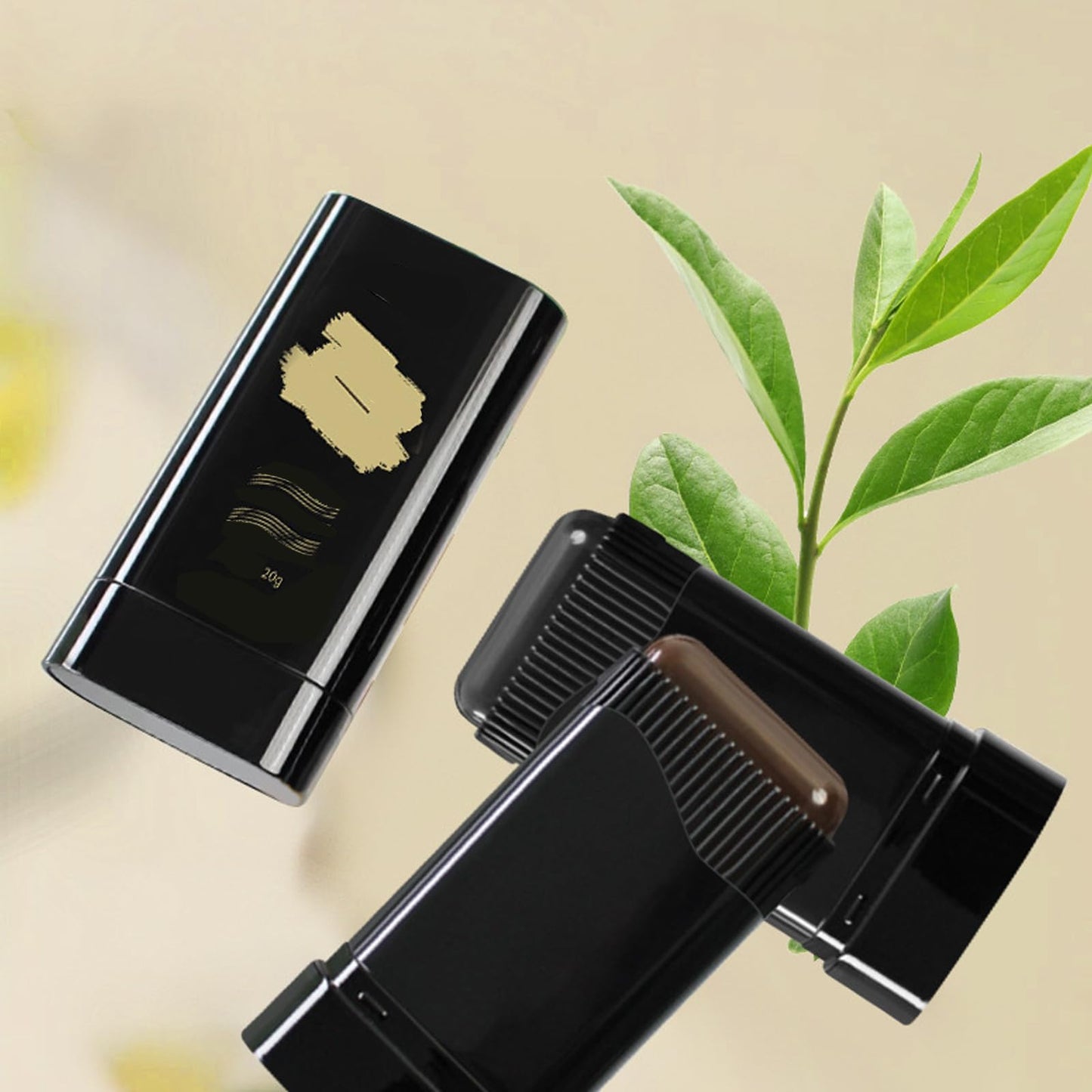 Cubrir Canas, Lápiz Para Cubrir Canas, Peine Colorante, A Tool to Temporarily Cover Gray Roots, An Easy-to-Use Hair Stick, And a Waterproof and Sweat-Resistant