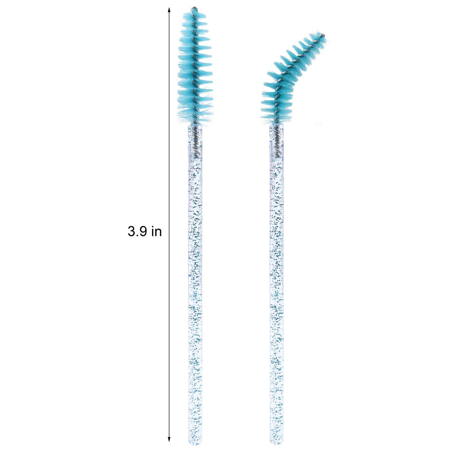 Disposable Mascara Wands - 1000 Colorful Eyelash Brushes & Spoolies for Extensions