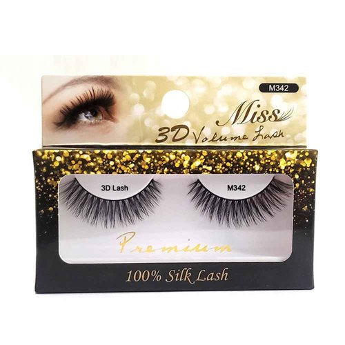 "4 Pairs" Miss Lash 100% Handmade Tapered 3D Volume lash M342