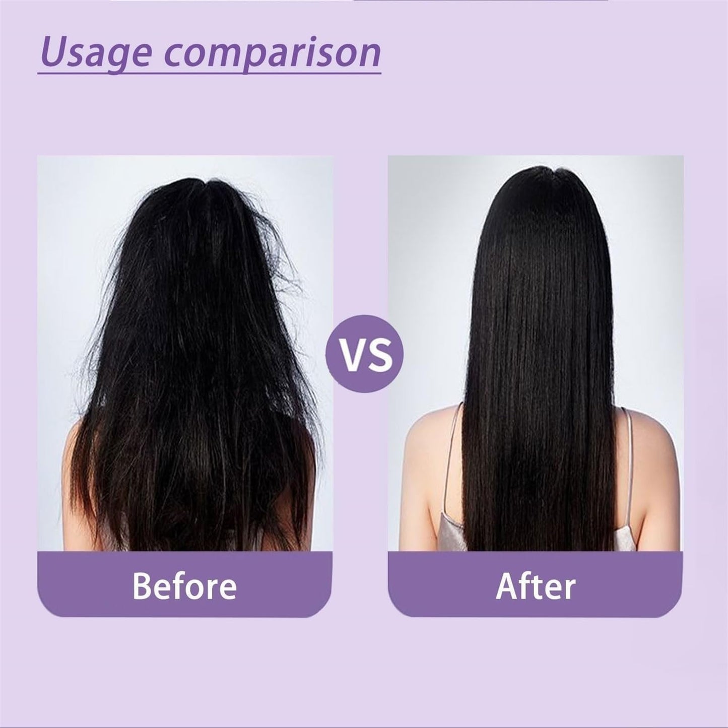 Latest Hairdressing Comb, 2025 Ceramic Hair Dressing Comb, Hairdressing Combs, Rechargeable Mini Hair Straightener, 2-in-1 Portable Curling (Green + Pink)