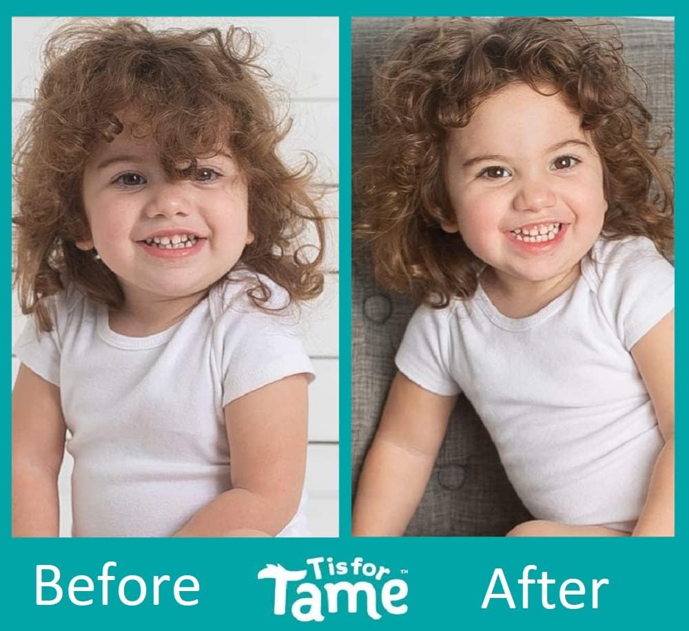 T is for Tame - Taming & Detangling Spray - Children's Hair Tamer with Natural Coconut Oil For Tangles, Knots & Frizz (Pack of 1)