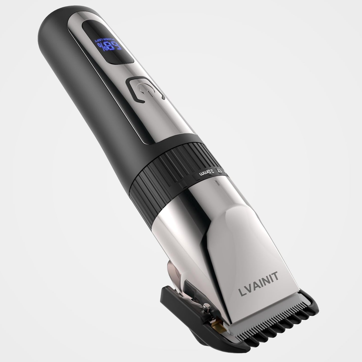 LVAINIT Hair Clippers for Men, Cordless LCD Rechargeable Hair Trimmer Beard Trimmer for Men, Men's Grooming Kit for Hair, Face, Beard, Professional Electric Barber Clippers