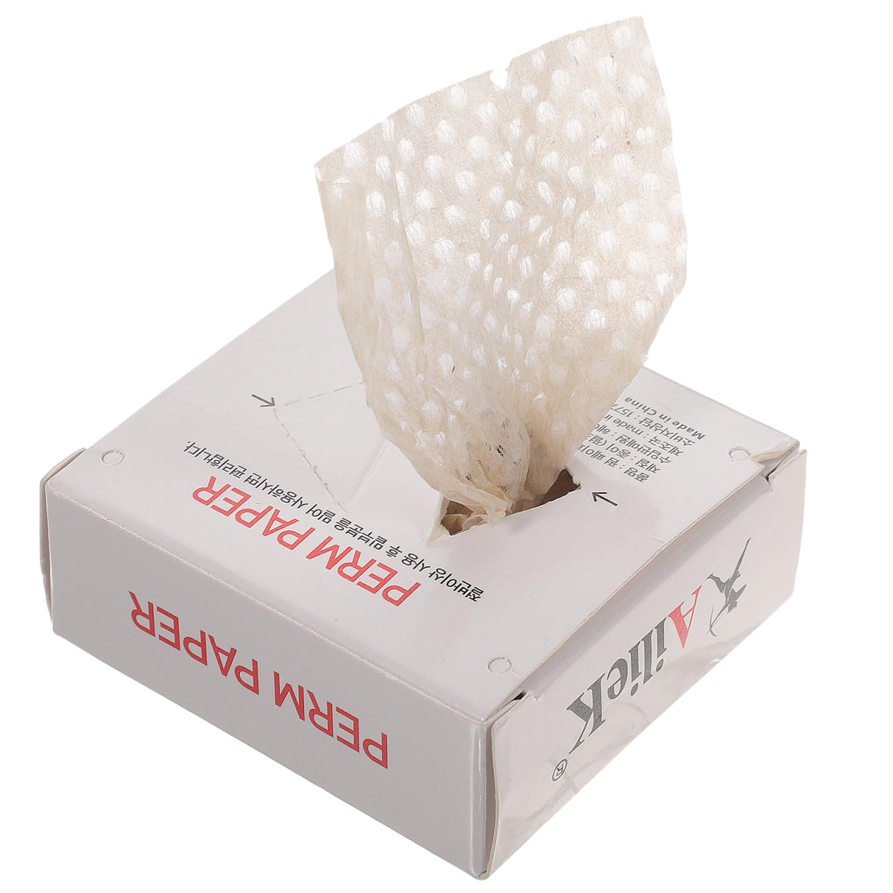 TOVINANNA 1box Wrist Perm Paper Salon End Papers Hair Accessory Perm Paper for Salon Perming Tool Hair Salon Accessory Hairdressing Perm Tissue Paper Perm Papers End Papers for Perm White