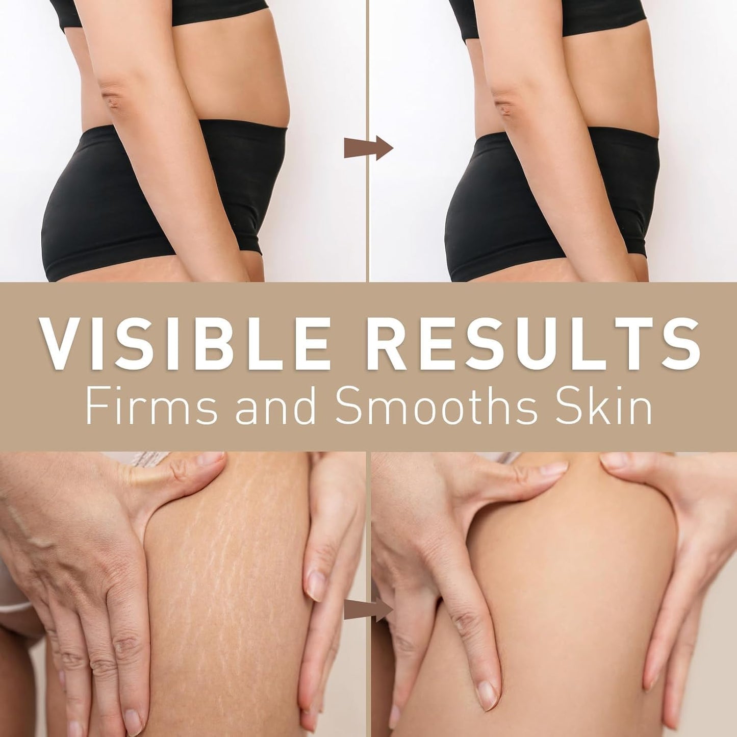 Belly Firming & Skin Tightening Cream with Hibiscus & Honey - Moisturizing Cellulite Lotion for Stomach, Thighs & Butt - 100ML