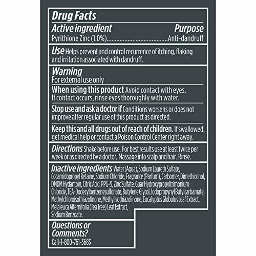 DOVE MEN + CARE 2 in 1 Shampoo and Conditioner Dandruff Defense 4 Count 20.4 oz