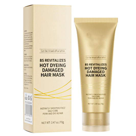 gemdwpw Hot Dyeing Damaged Hair Mask, 8s Revitalizes Hot Dyeing Damaged Hair Mask