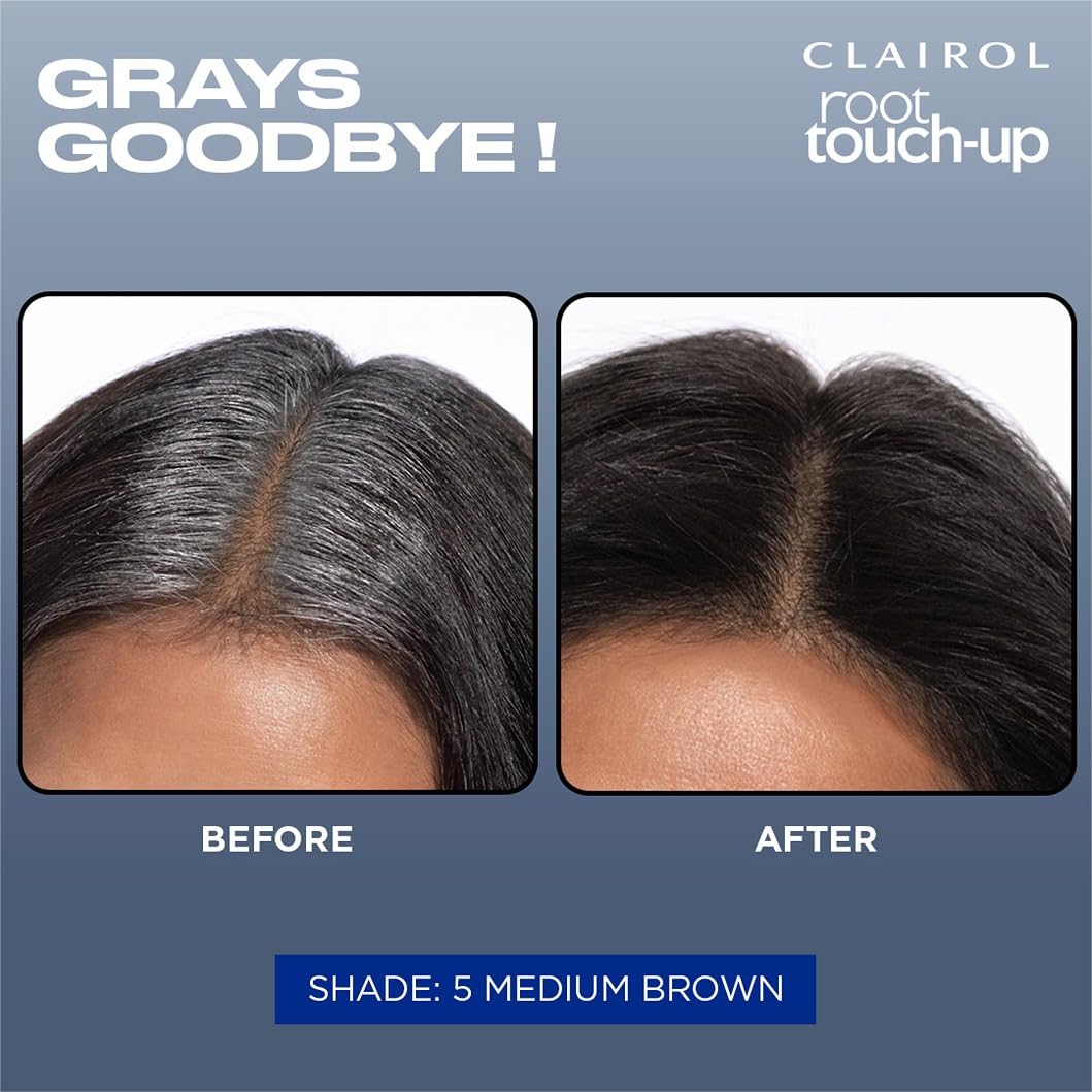 Clairol Root Touch-Up by Nice'n Easy Permanent Hair Dye, 7 Dark Blonde Hair Color, Pack of 2
