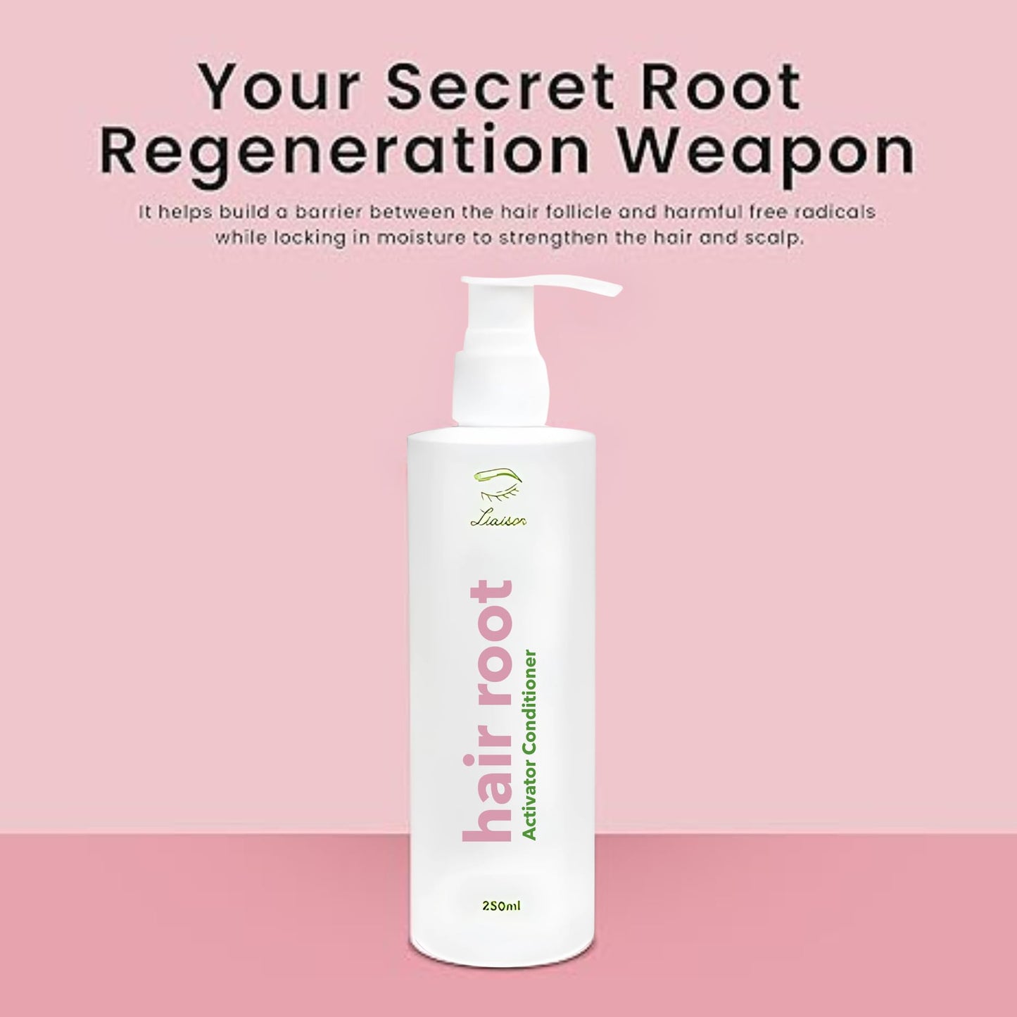 Hair Root Activator Conditioner for Women (250ml) - Thickening & Volumizing Formula for Fine Strands - Nourishing Conditioner Strengthens & Promotes Healthy Growth Hair & Adds Volume for Fuller Locks