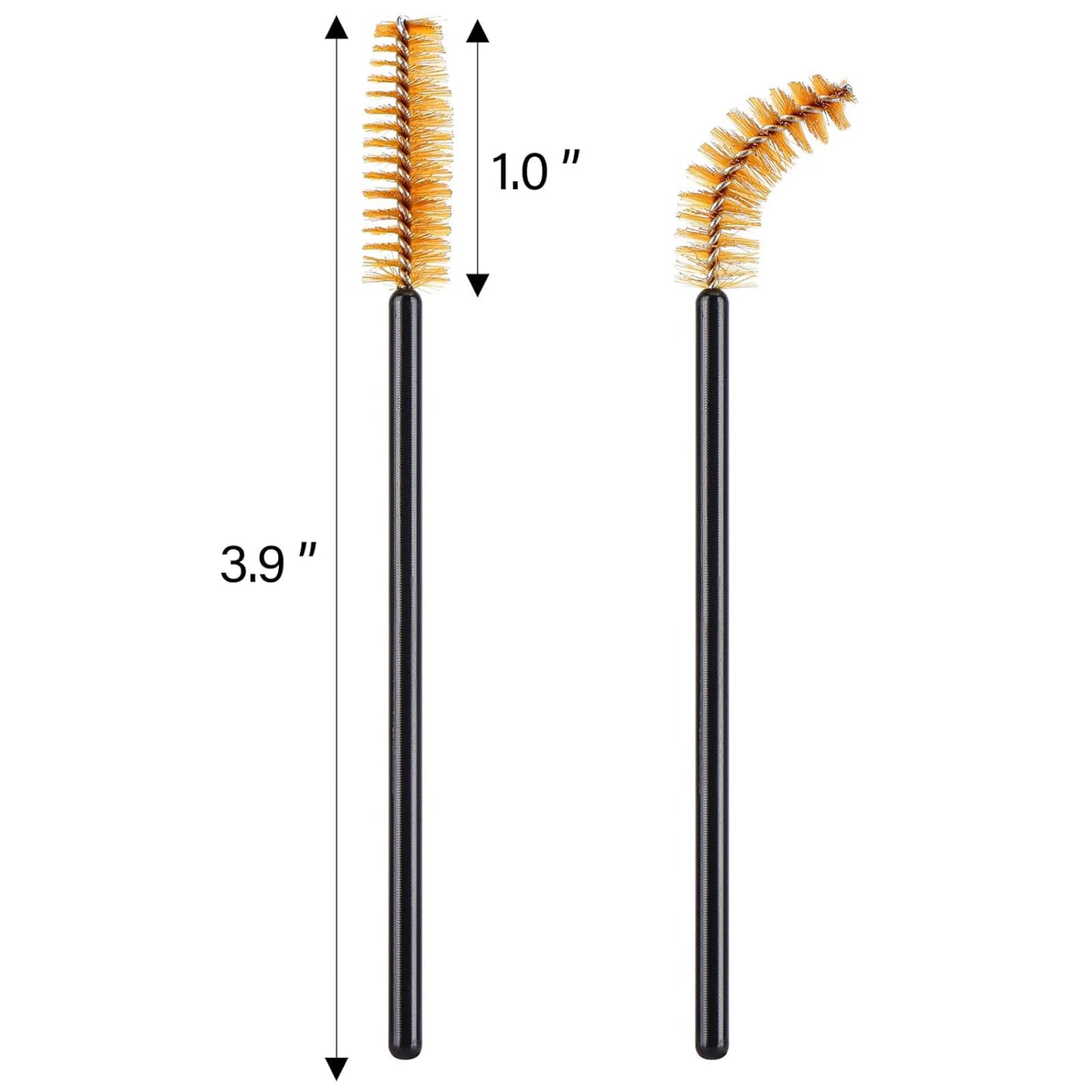 Disposable Mascara Wands - 1000 Colorful Eyelash Brushes & Spoolies for Extensions