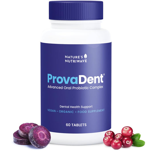 ProvaDent - Original Formulated Supplements for Teeth and Gums Health | Bad Breath Treatment for Adults | Boosts Oral Health - 100% Natural, Made in USA, 60 Tablets, 1 Month Supply