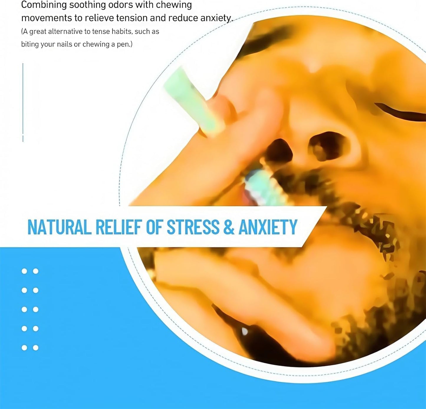 Chewable Breath Sticks containing Essential Oils,chewable Breather Quit Smoking,Stop Smoking Aids Work, Can Taken Anywhere Focus Clear Respiratory