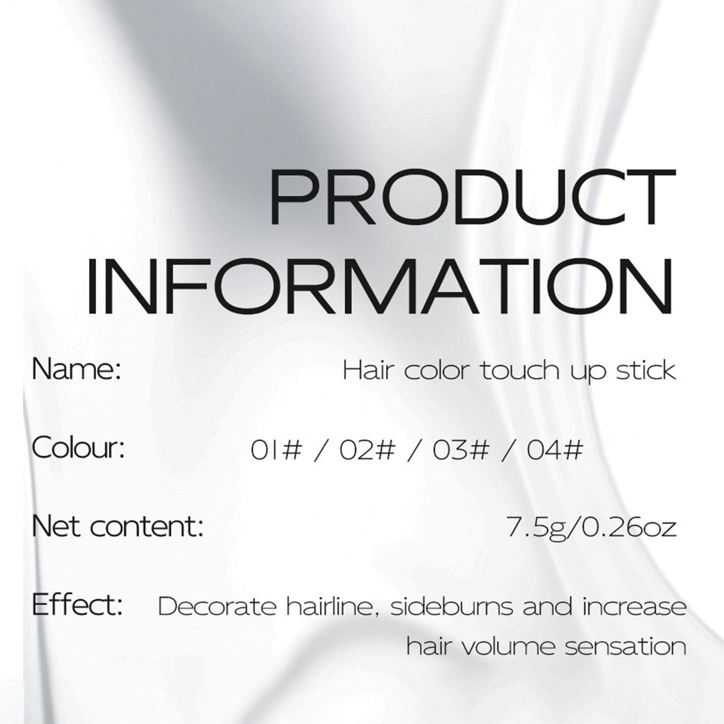 Hairline Filler Pen Stick - Waterproof Instant Hairline Concealer, Temporary Hair Filler | Easy-to-Use Thinning Hair Filler Stick, Natural-Looking Root Concealer Enhancement For Men And Women