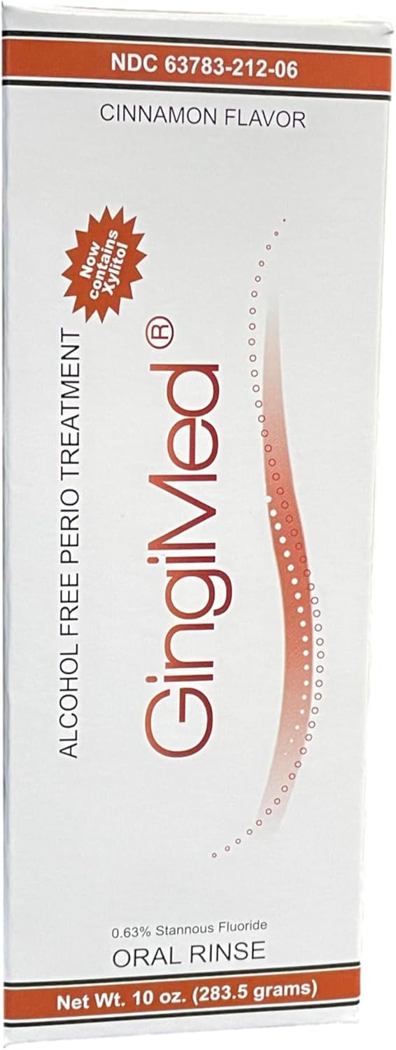 Stannous Fluoride Dental Rinse 0.63% - Mint Flavor, 10 oz for Tooth Decay & Sensitivity