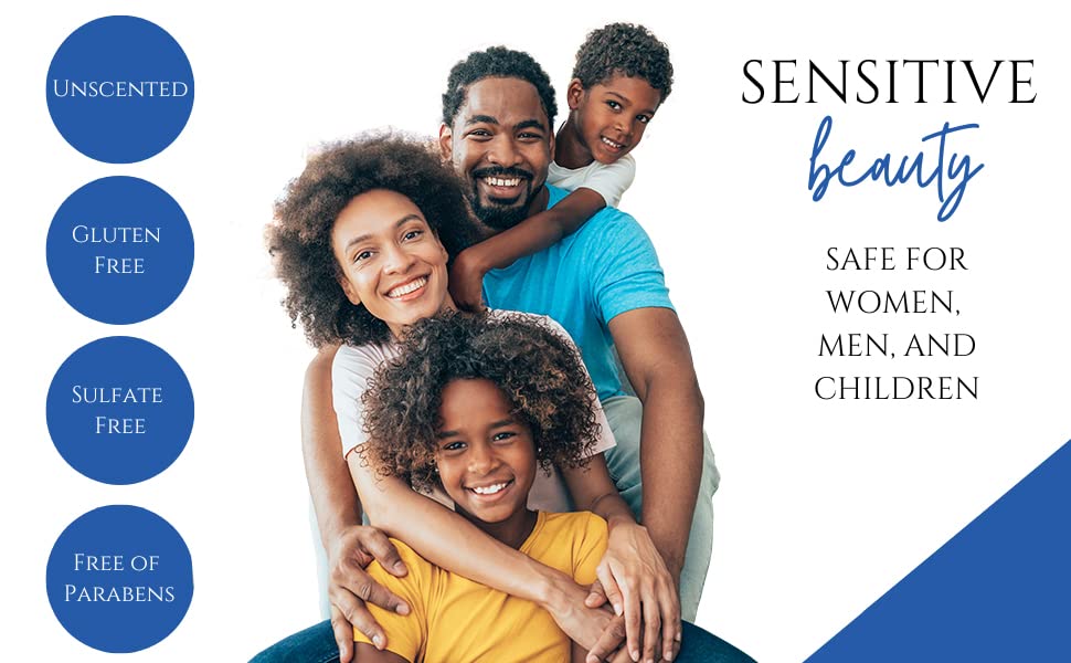 Fragrance-Free Intense Hydrating Shampoo 8 oz | Sulfate-Free, Vegan & Hypoallergenic for Dry, Color-Safe Hair