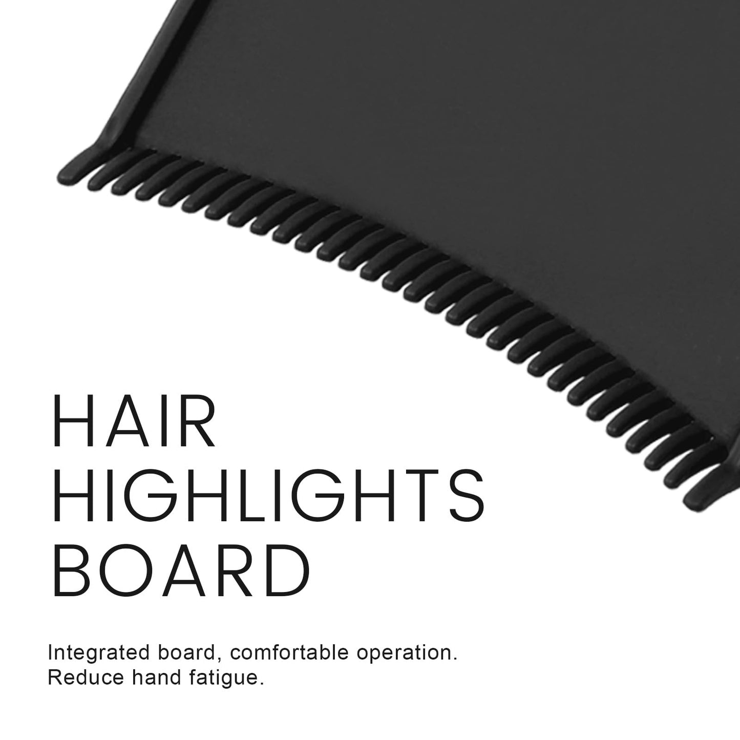 Balayage Board, 1 PCS Highlighting Board Hair Coloring Paddle Balayage Highlighting Board with Teeth, Hair Dye Tools Highlighting Paddle for Barber Salon Hairstylist Hair Dying Tools, Black