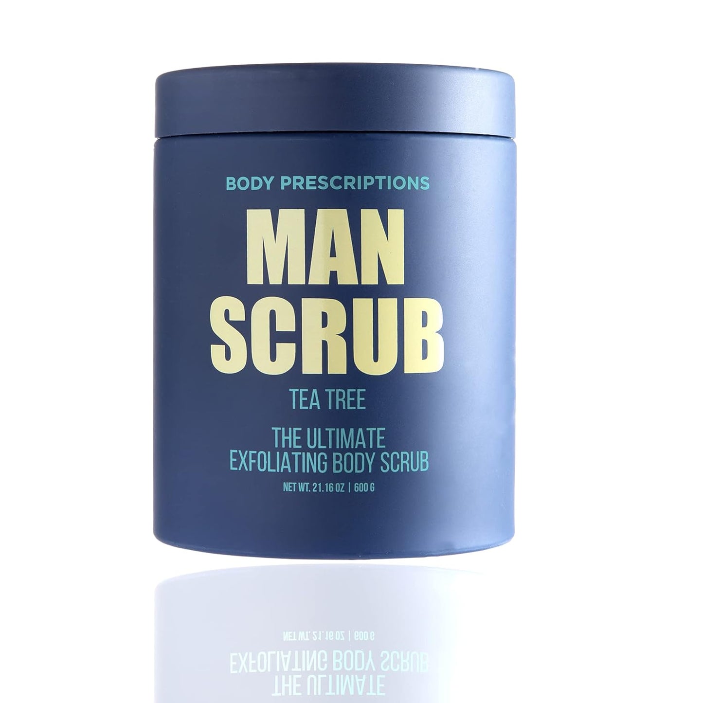 Men’s Charcoal Exfoliating Body Scrub – 21oz Cleansing Wash for All Skin Types