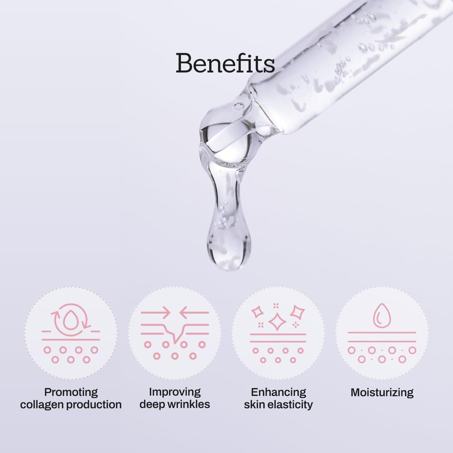 Collagen Peptide Serum for Firm, Youthful Skin - Reduces Deep Wrinkles & Boosts Elasticity, 1.01 fl. oz - Korean Skincare