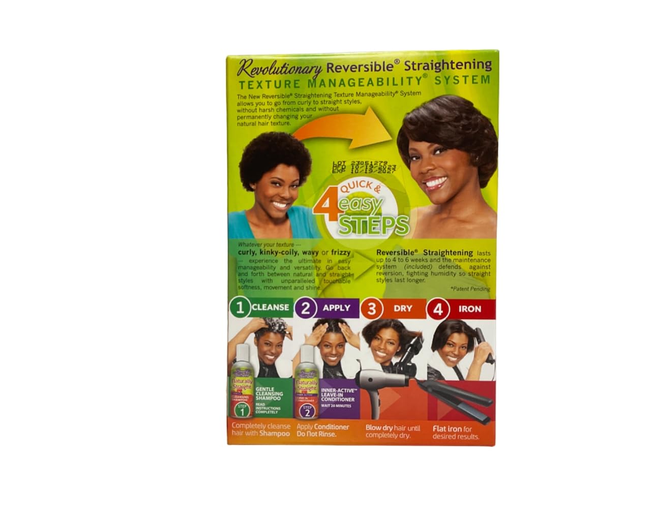 3 set Beautiful Textures Naturally Straight Texturizer Kit, 25.6 Oz