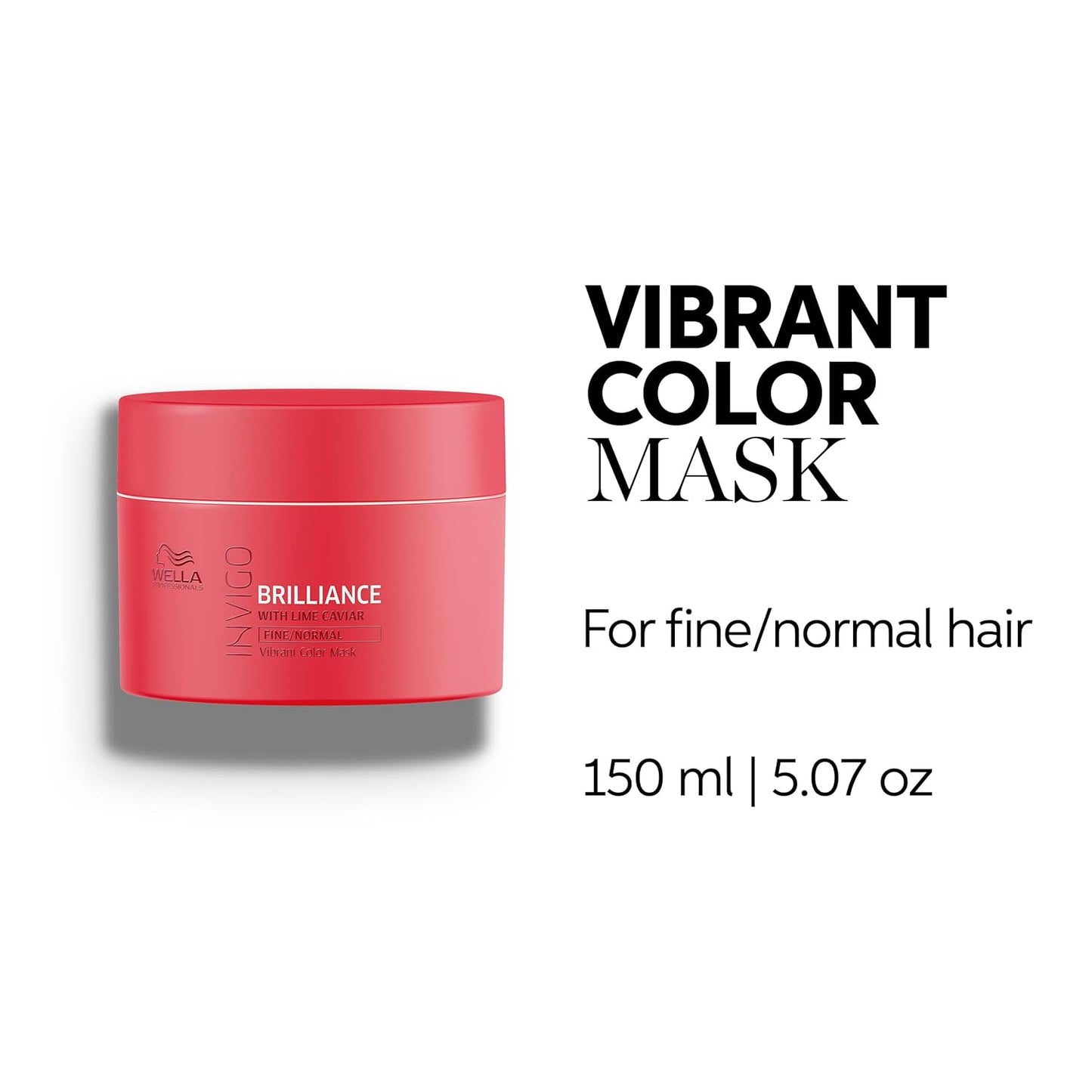 Wella Invigo Brilliance Hair Mask for Color Treated Hair - 5.07 oz Conditioning Treatment
