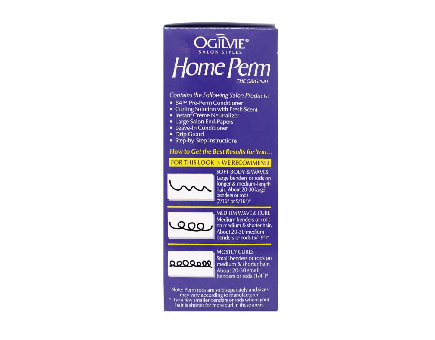 Ogilvie Home Perm For Color Treated Hair, Pack of 3