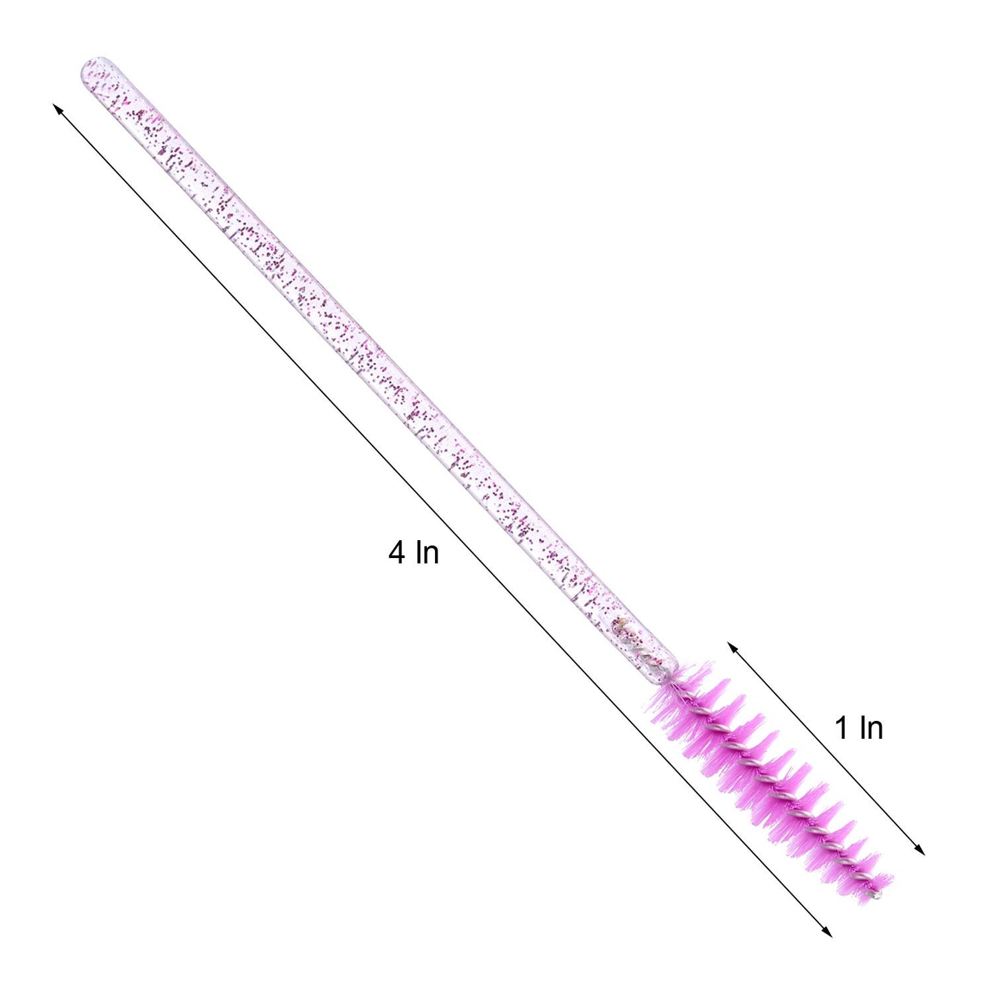 Disposable Mascara Wands - 1000 Colorful Eyelash Brushes & Spoolies for Extensions