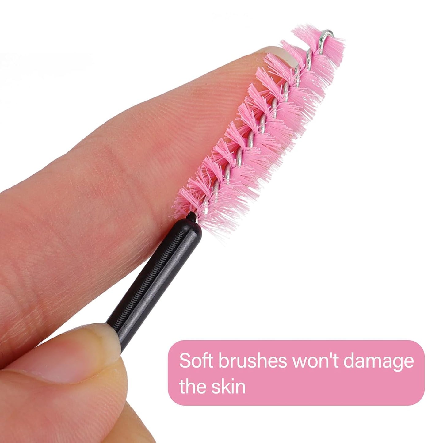 Disposable Mascara Wands - 1000 Colorful Eyelash Brushes & Spoolies for Extensions
