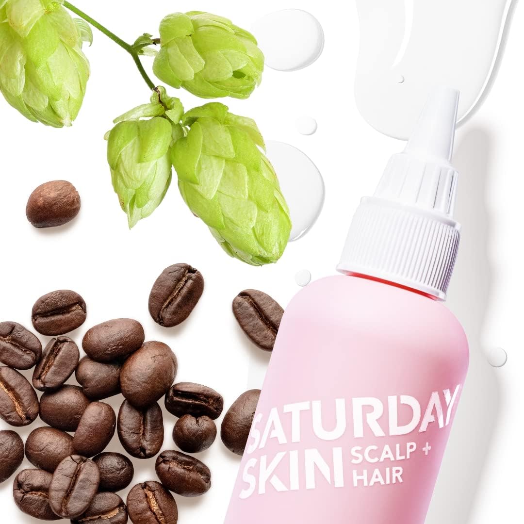 Saturday Skin Hair Strengthening Peptide Treatment Serum for Thinning, Dry Hair - 2.70 Fl. Oz.