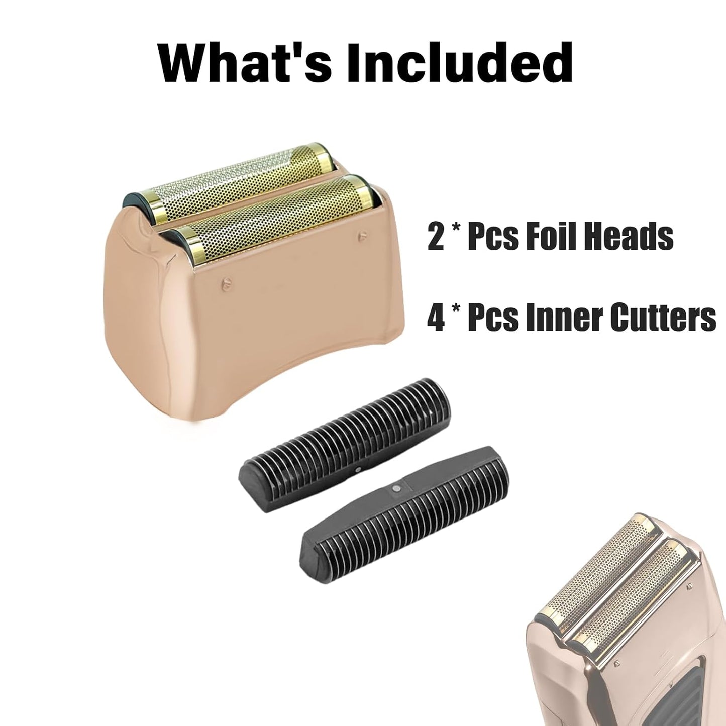 Replacement Foil for Andis Pro Foil Shaver TS-1 TS-2 - Hypoallergenic Gold Foil, 1 Pack