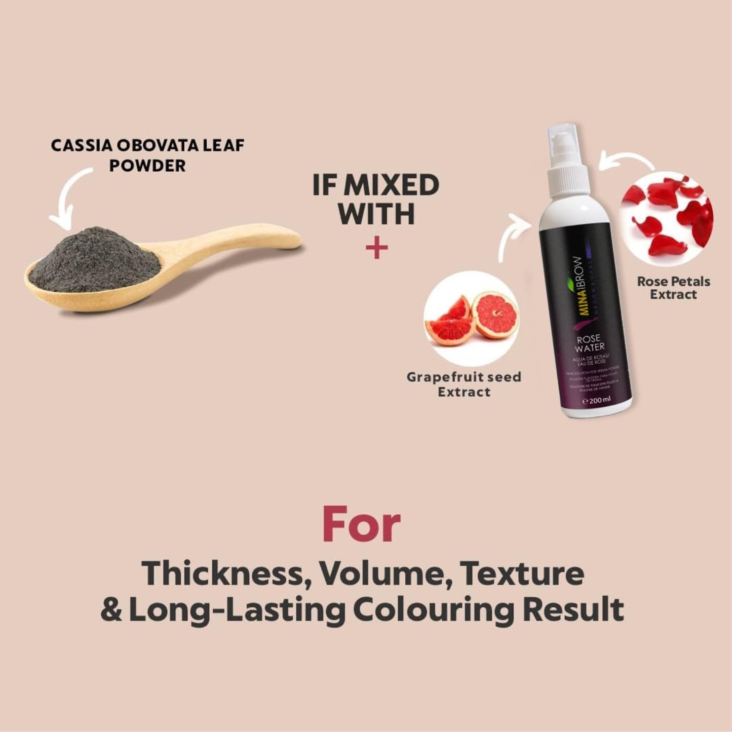 MinaiBrow Dark Brown Tint Kit | Natural Spot Coloring Brow Powder, Water & Smudge Proof Instant Brow Dye, 100% Gray Coverage, 30 Applications, Ammonia &, Vegan, Cruelty Free, Plant-Based