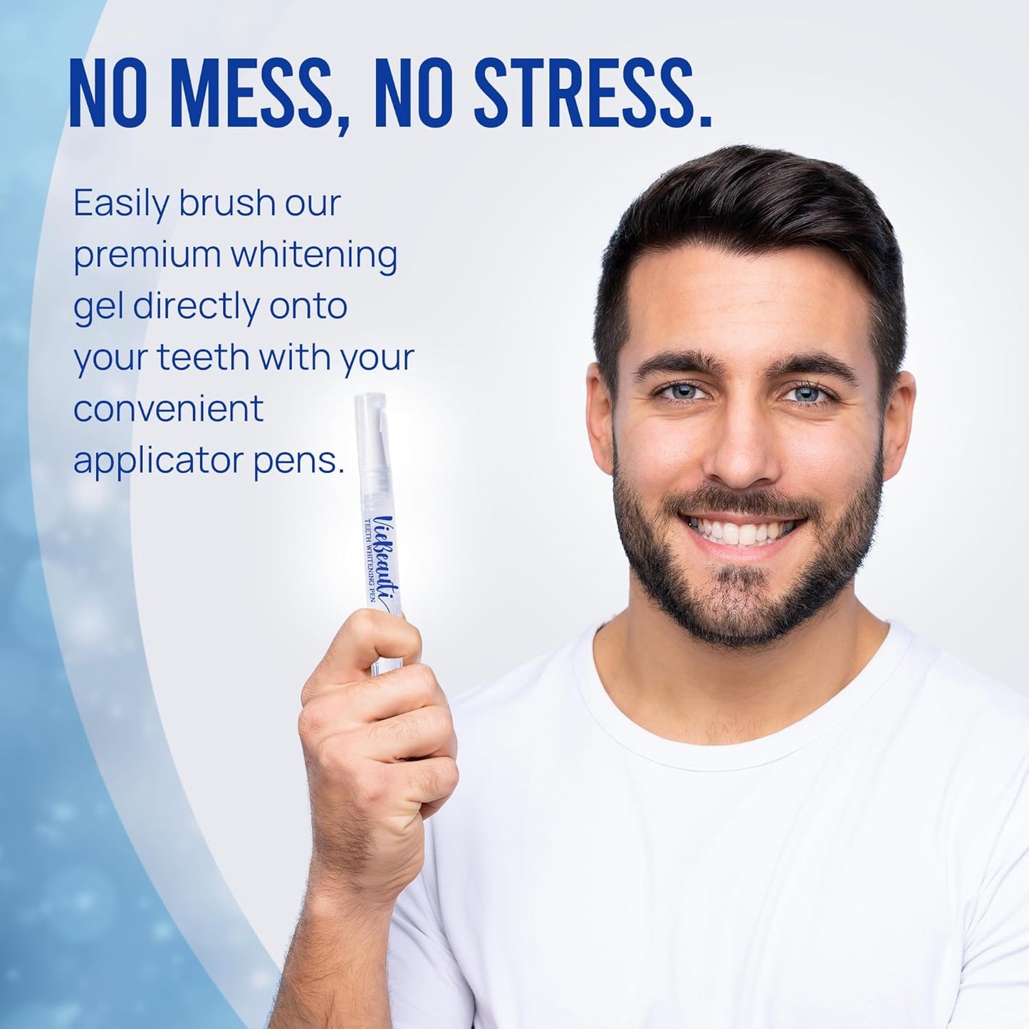 Teeth Whitening Pen Gel - No Sensitivity, Remineralizing Formula with Carbamide Peroxide